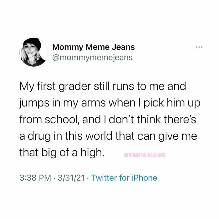 Just A Massive Rush Of Serotonin 💓💓💓
follow Me On Twitter And Here At @mommymemejeans For More ✨
•
•
•
•
#mommymemejeans #momtweets #motherhoodfeels #mamabears #kidsarethebest #kidsbelije #funnykids #parentingmoments #parenthoodunlocked #mademesmiletoday