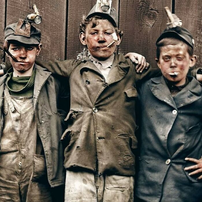 Breaker Boys At The Woodward Coal Mines In Kingston, Pennsylvania, Ca. 1900