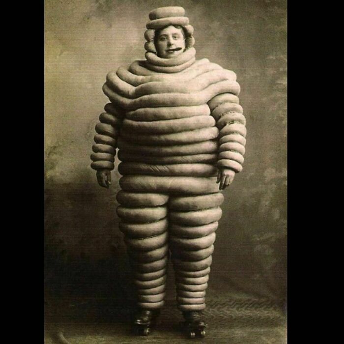 The Original Michelin Man From 1894.⁣