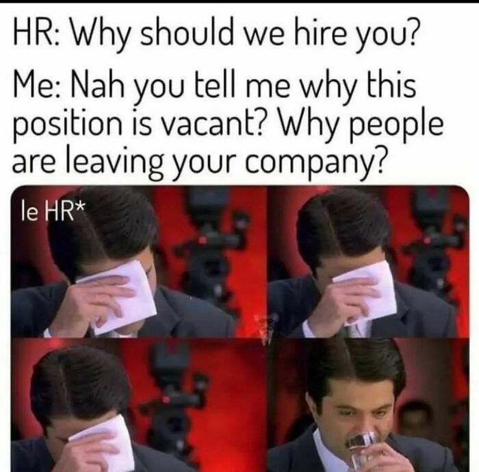 Any Answer Should Be Fun To Hear
follow Me @employeeup If You Hate Working 💼
.
.
.
.
.
.
.
.
.
.
#workmemes #workmeme #officememes #officememe #theofficememes #humanresources #theofficememesfunny #jobmemes #9to5life #9to5 #9to5grind #workfromhome #workfromhomelife #workmemes #workmeme #worksucks #workmemes #workmeme #workhumor #workproblems #workprobs #officehumor #officework #officelife #jobmemes #leaveworkearly #ihatemyjob #workaholics #workingmeme #jobmeme