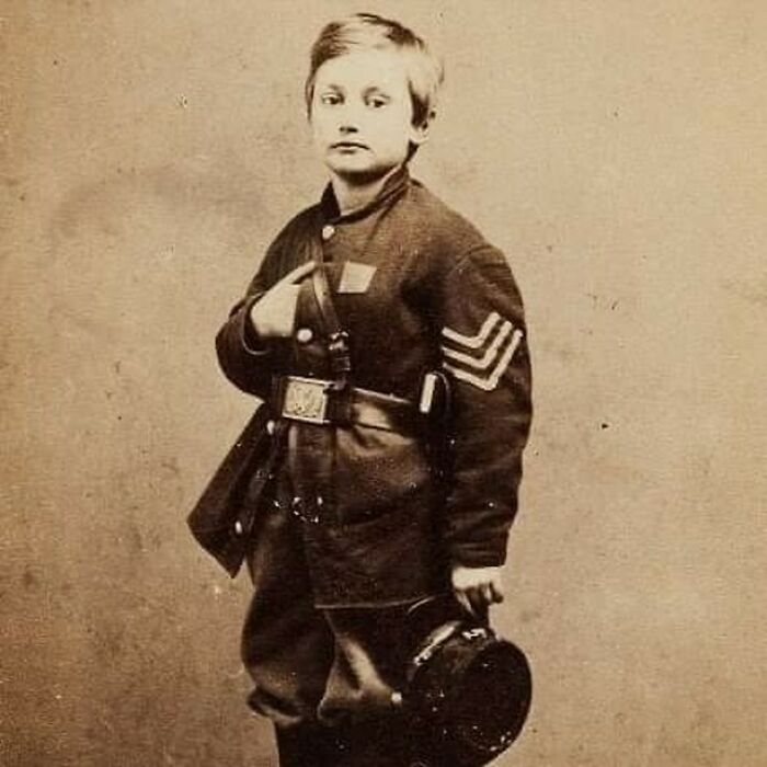 In May Of 1861, 9 Year Old John Lincoln "Johnny" Clem Ran Away From His Home In Newark, Ohio, To Join The Union Army, But Found The Army Was Not Interested In Signing On A 9 Year Old Boy When The Commander Of The 3rd Ohio Regiment Told Him He "Wasn't Enlisting Infants," And Turned Him Down.