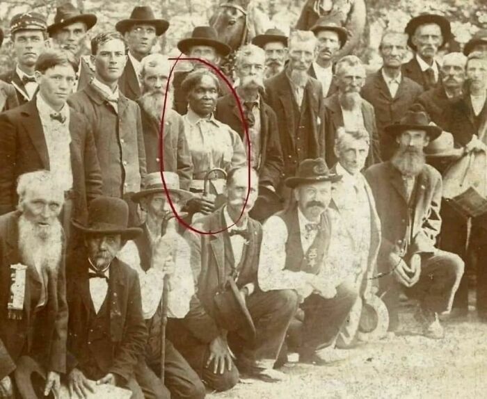 The Lady Circled In Red Was Lucy Higgs Nichols. She Was Born Into Slavery In Tennessee, But During The Civil War She Managed To Escape And Found Her Way To 23rd Indiana Infantry Regiment Which Was Encamped Nearby. She Stayed With The Regiment And Worked As A Nurse Throughout The War