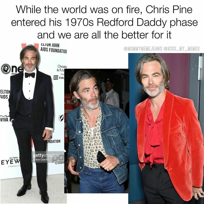 You Can Have Your Evans, Hemsworths, And Pratts. The Chris @kiss_my_memes And I Stan Is Pine 🌲
follow Me At @mommymemejeans And Brynn At @kiss_my_memes Today!
#mommymemejeans #kissmymemes