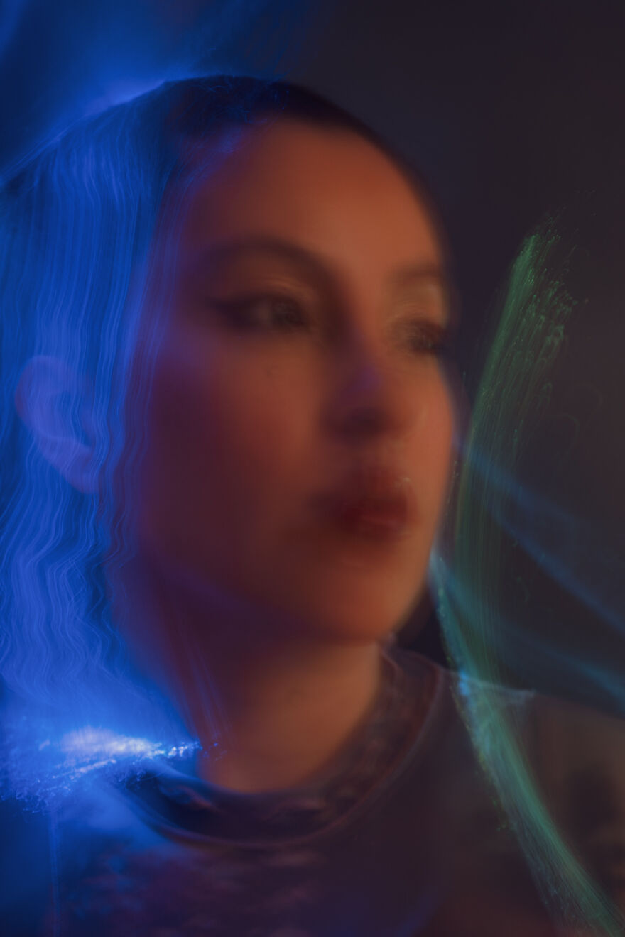 Got Creative With Fiber Lights