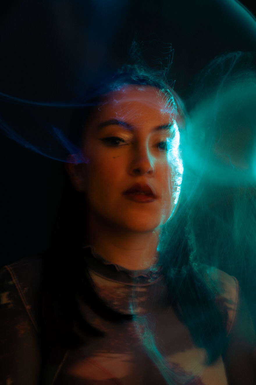 Got Creative With Fiber Lights