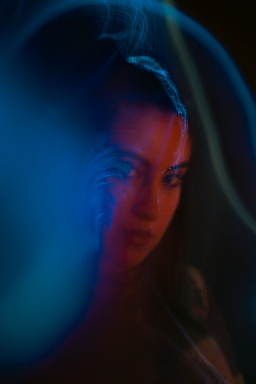 Got Creative With Fiber Lights