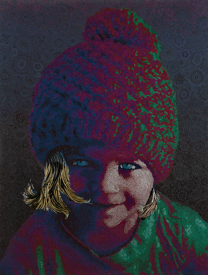 I Made Portraits Entirely Out Of Tape (4 Pics)