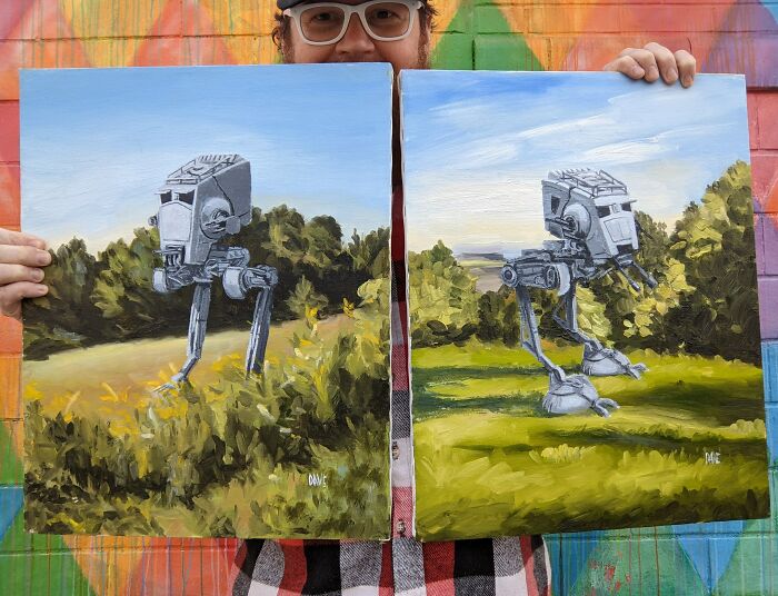 Chicken Walker Farm Paintings