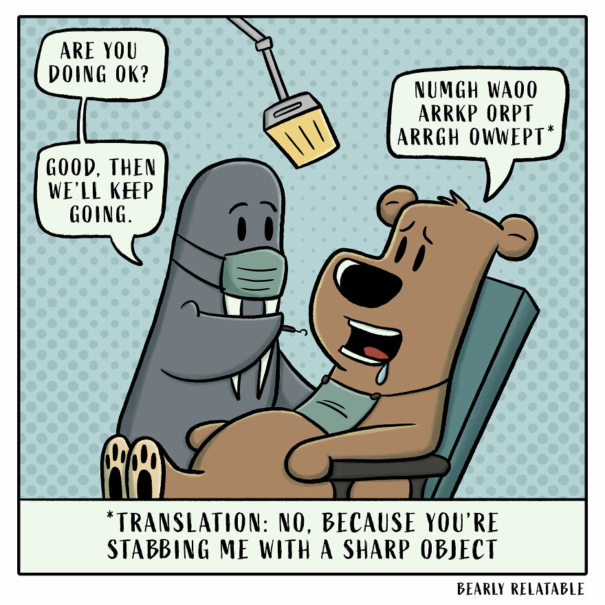 Bearly Relatable Comic