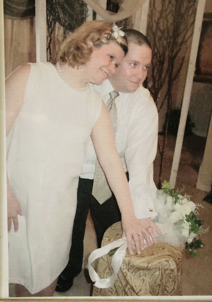Our Wedding Day- 2009- He Was 30 And I Was 33. Just Celebrated 13 Years Of Marriage And 18 Years Together.