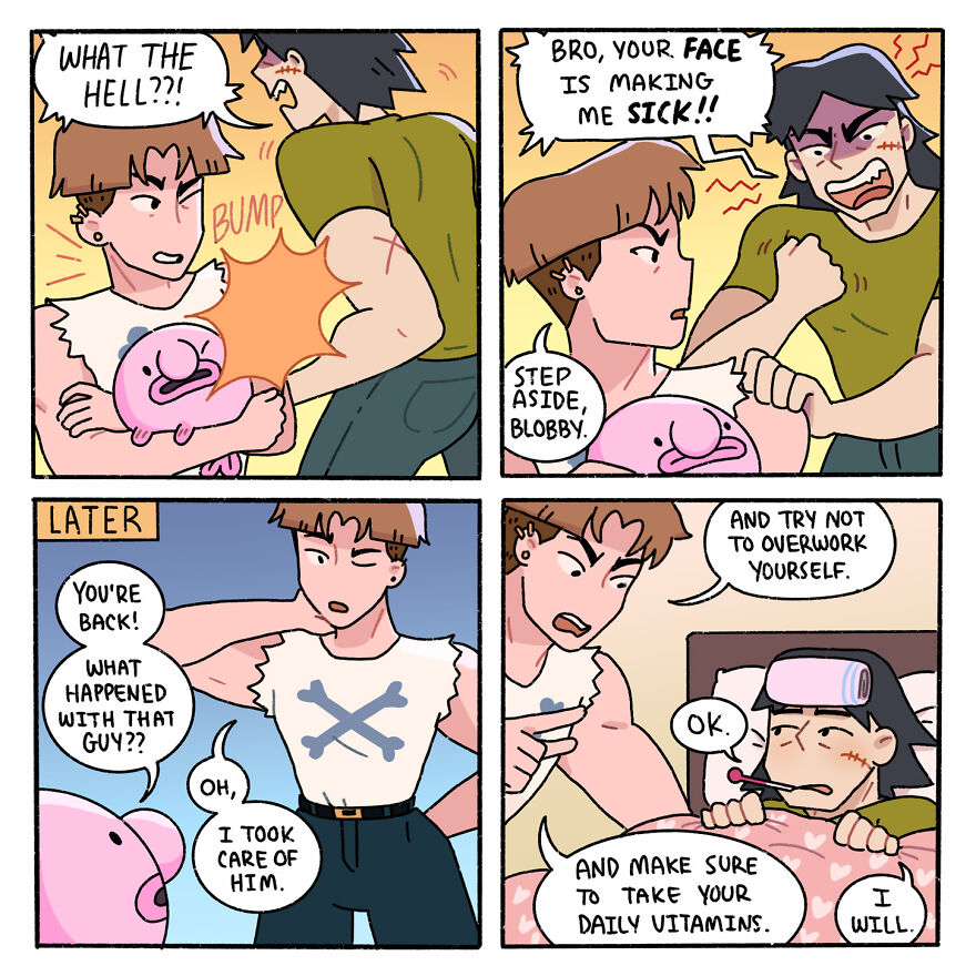 Meet The “Blobby And Friends” Comics Highlighting Social Injustice In The Modern World (40 New Pics)