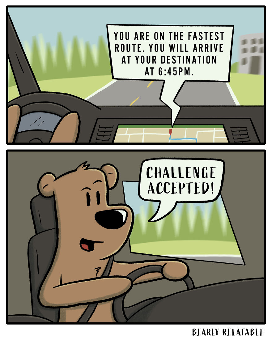 Bearly Relatable Comic
