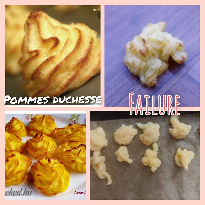 Plan And Result... Pommes Duchesse, Never Again