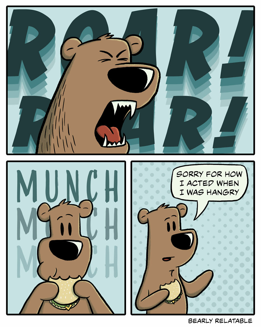 Bearly Relatable Comic