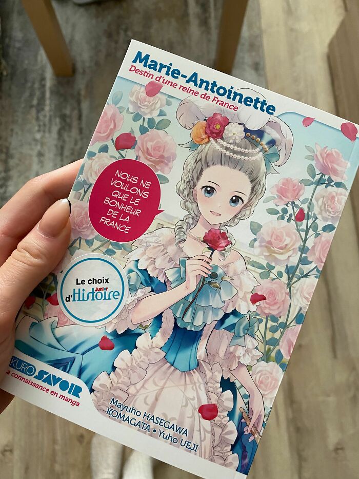 My French Marie Antoinette Manga That I Bought For Exactly This Reason Lol