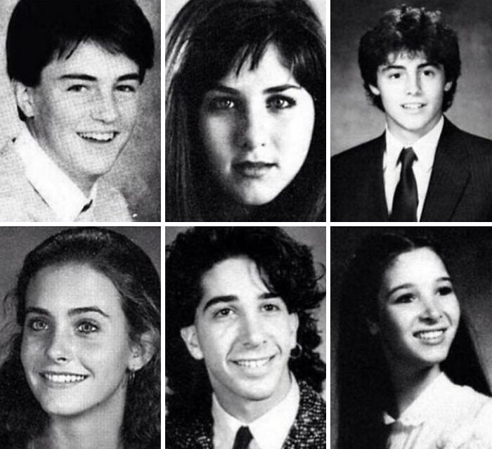 Old Photos Of The Cast Of "Friends"