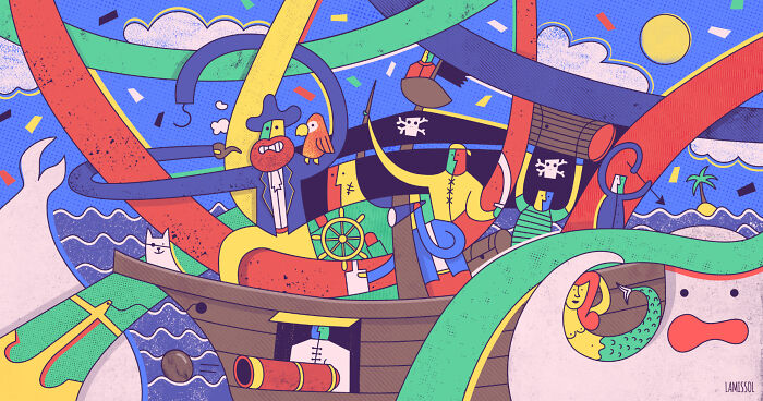 Pirates On The High Seas