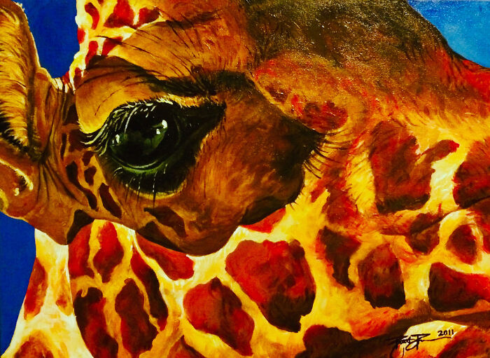 Charlie-Belle The Reticulated Giraffe