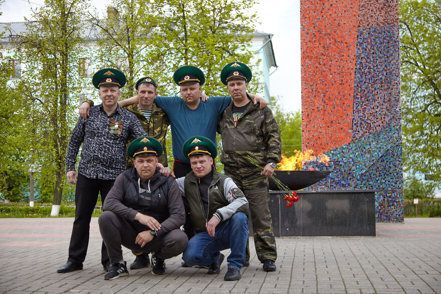 Veterans Of The Border Troops. Border Guard Day In Russia.