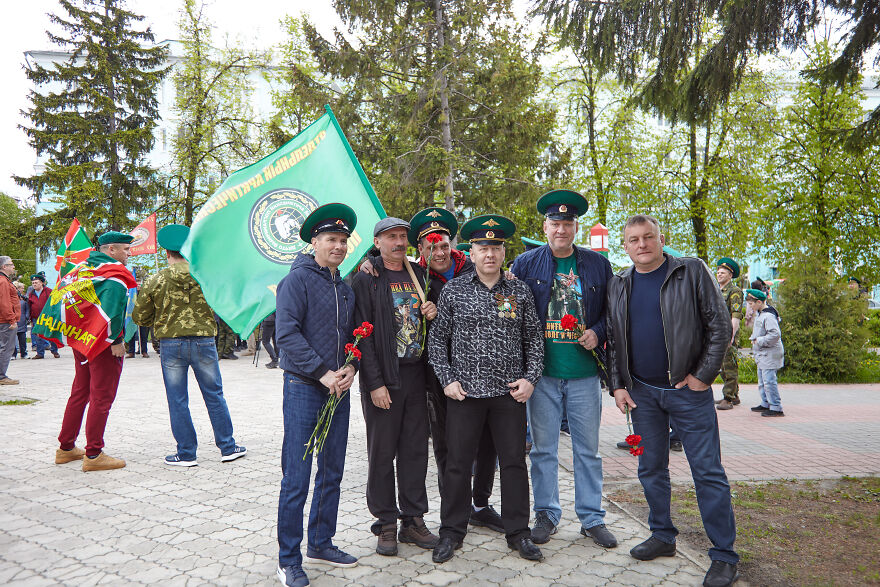 Veterans Of The Border Troops. Border Guard Day In Russia.
