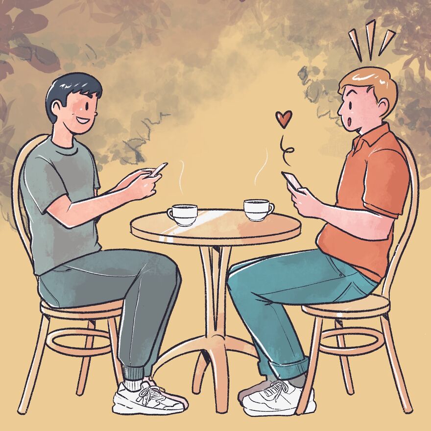 When You Get Distracted On Your Phone