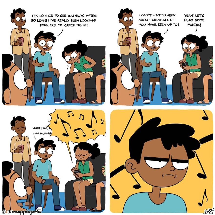 Indian Artist Creates Satirical Comics About Indian Families Inspired By Real-Life Experiences (New Pics)