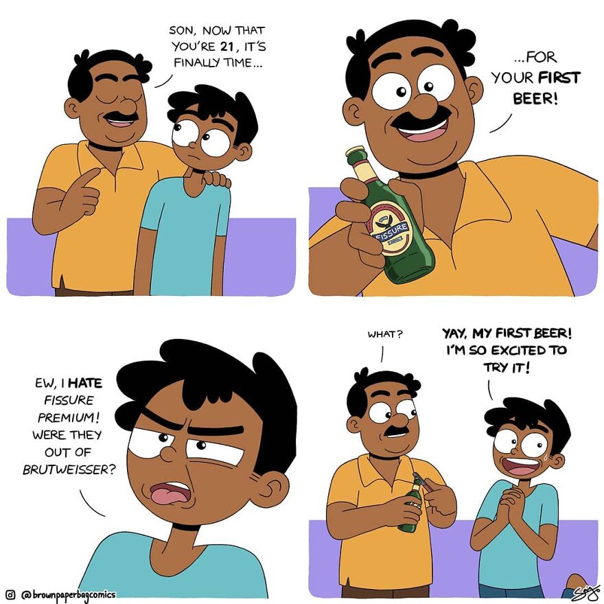 Indian Artist Creates Satirical Comics About Indian Families Inspired By Real-Life Experiences (New Pics)