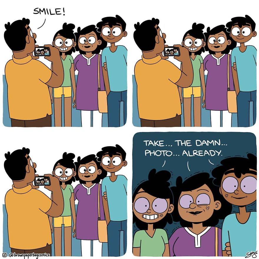 Indian Artist Creates Satirical Comics About Indian Families Inspired By Real-Life Experiences (New Pics)