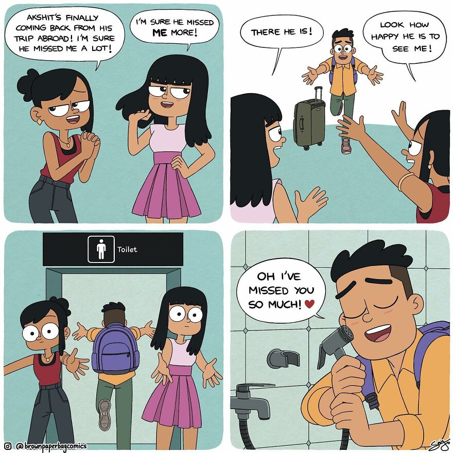Indian Artist Creates Satirical Comics About Indian Families Inspired By Real-Life Experiences (New Pics)