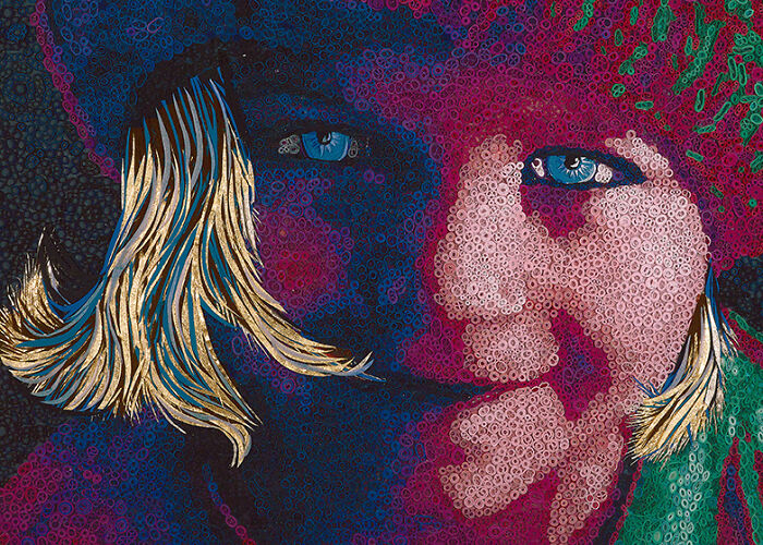 I Made Portraits Entirely Out Of Tape (4 Pics)