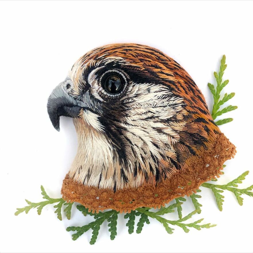 Meet Paulina Bartnik's Embroidered Birds (New Pics)