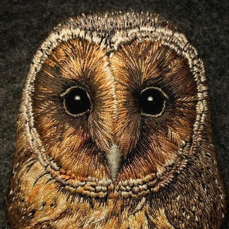 Meet Paulina Bartnik's Embroidered Birds (New Pics)