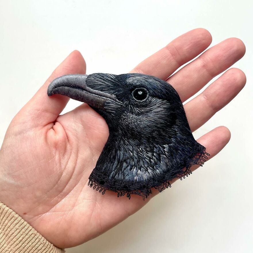 Meet Paulina Bartnik's Embroidered Birds (New Pics)