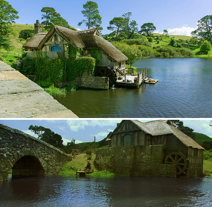 Viejo molino de Sandyman - Set de rodaje de Hobbiton