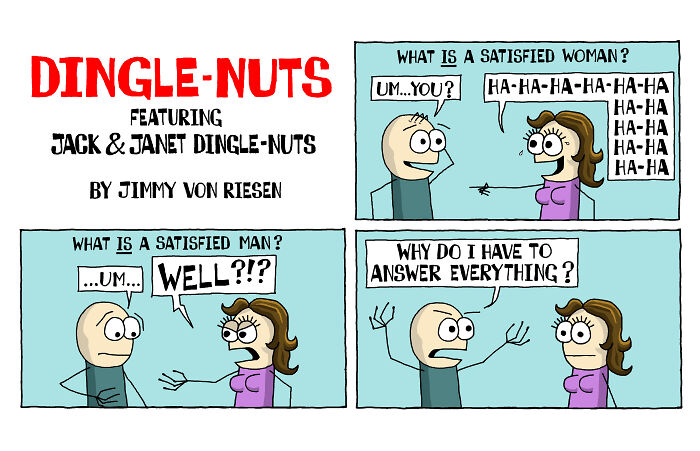 Let's Talk About Sex-Ism? Meet Jack And Janet Dingle-Nuts!