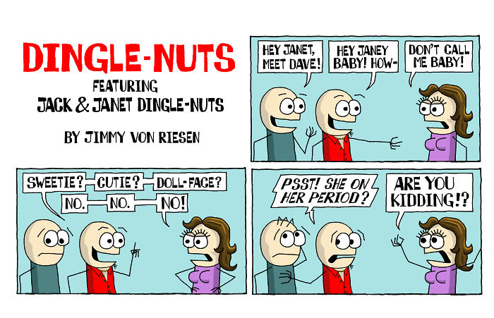 Let's Talk About Sex-Ism? Meet Jack And Janet Dingle-Nuts!