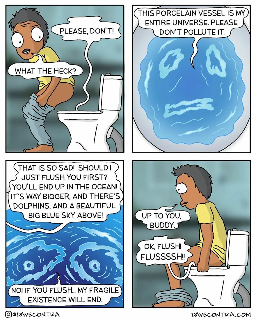 New Comics With Unexpectedly Dark Twists By Dave Contra