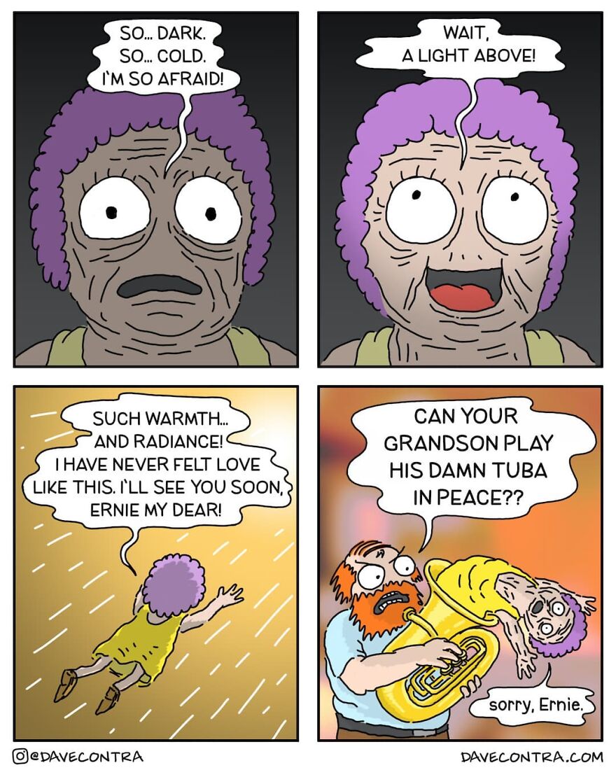 New Comics With Unexpectedly Dark Twists By Dave Contra