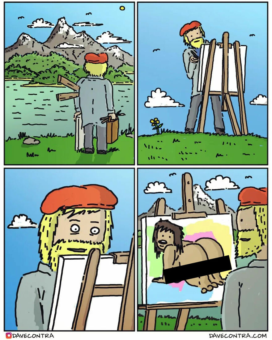 New Comics With Unexpectedly Dark Twists By Dave Contra