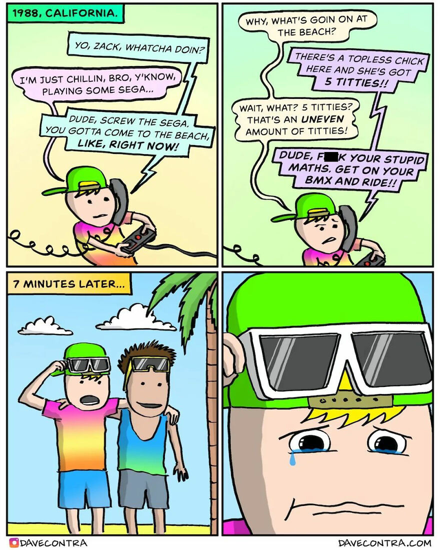 New Comics With Unexpectedly Dark Twists By Dave Contra