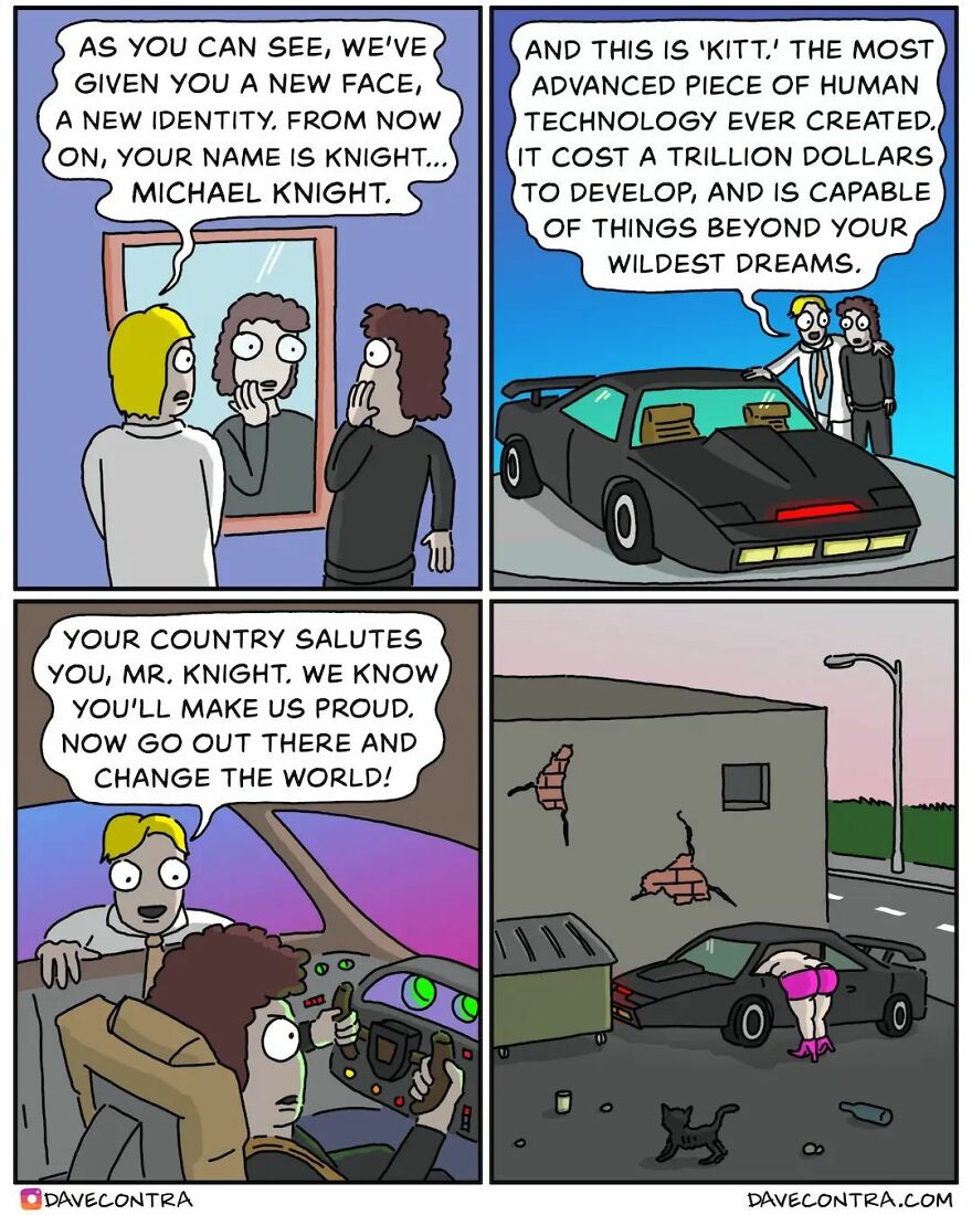 New Comics With Unexpectedly Dark Twists By Dave Contra