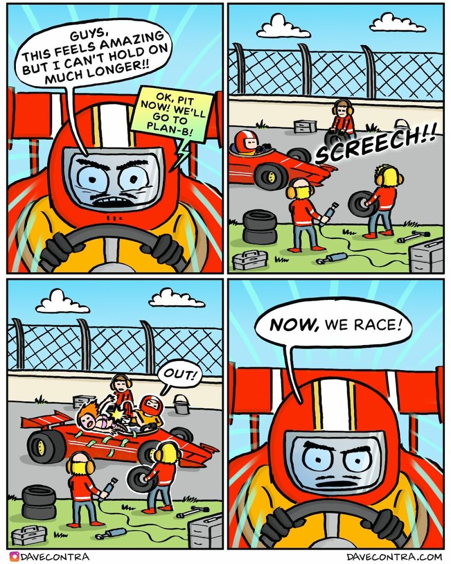 New Comics With Unexpectedly Dark Twists By Dave Contra