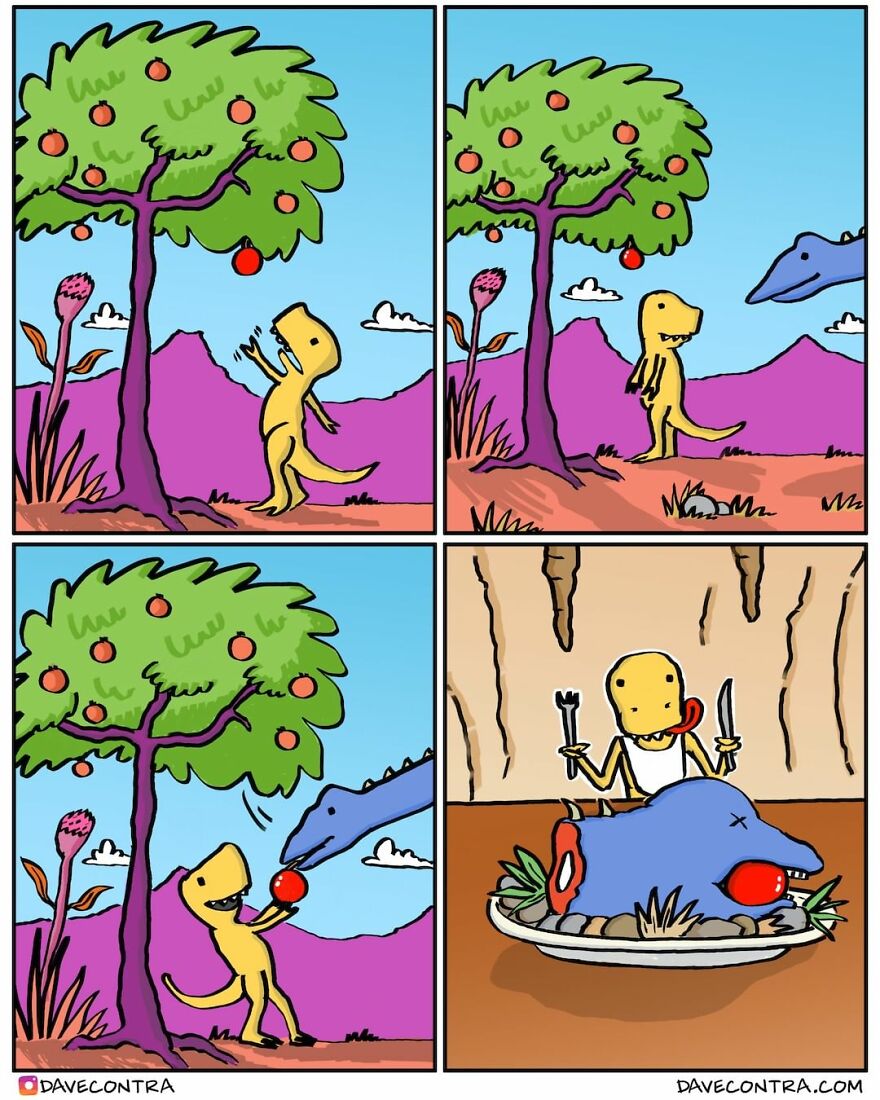 New Comics With Unexpectedly Dark Twists By Dave Contra