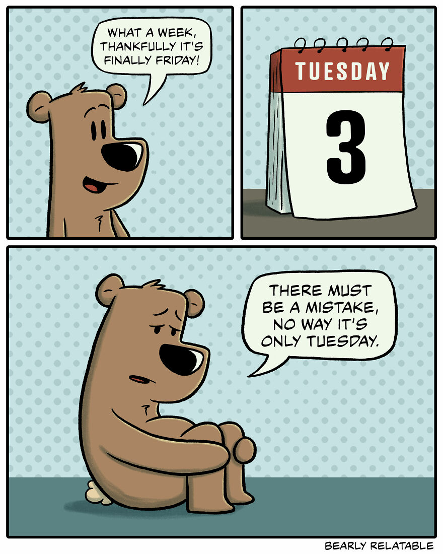 Bearly Relatable Comic