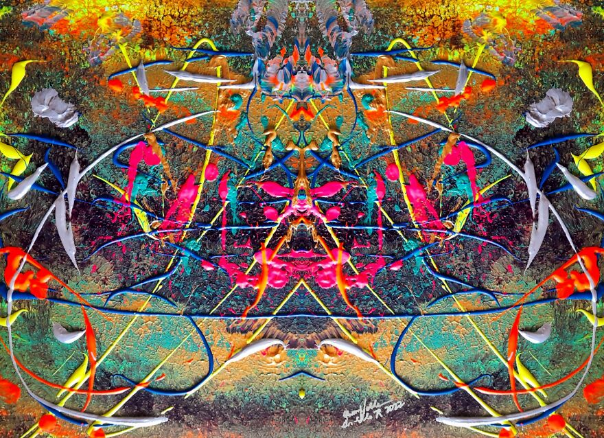 Hallucinating Art By Queennoble Dr. Elle Ramirez