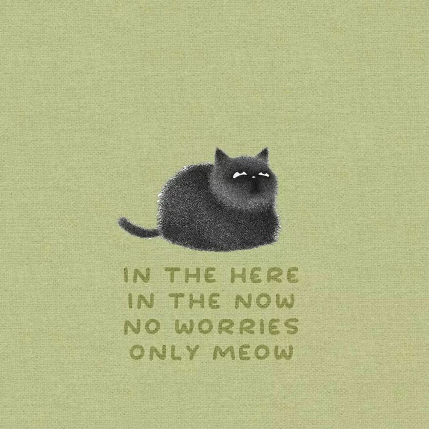Portuguese Illustrator Immerses Us In The Thoughts Of Cats With Art And A Lot Of Humor