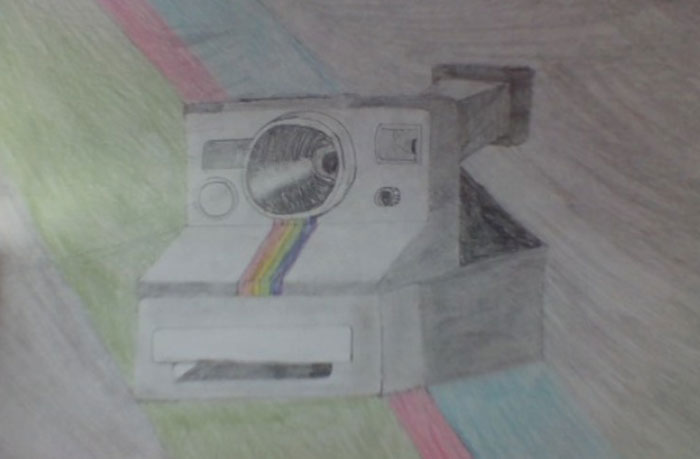 Sorry About The Bad Quality, But It Is A Camera That I Drew For Art Class