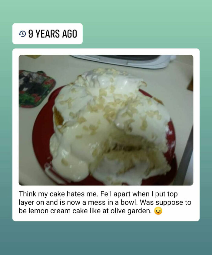 Tried To Make A Lemon Cream Cake Like Olive Garden