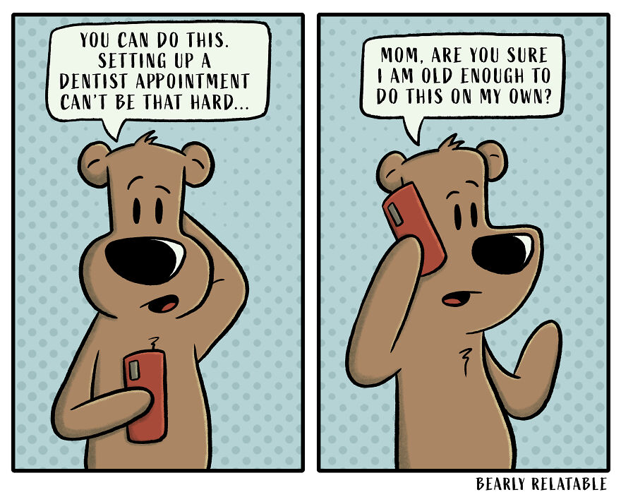 Bearly Relatable Comic
