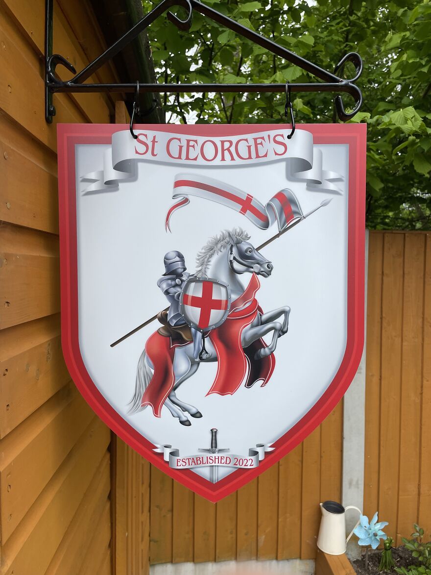 St George On His Trusty Steed.